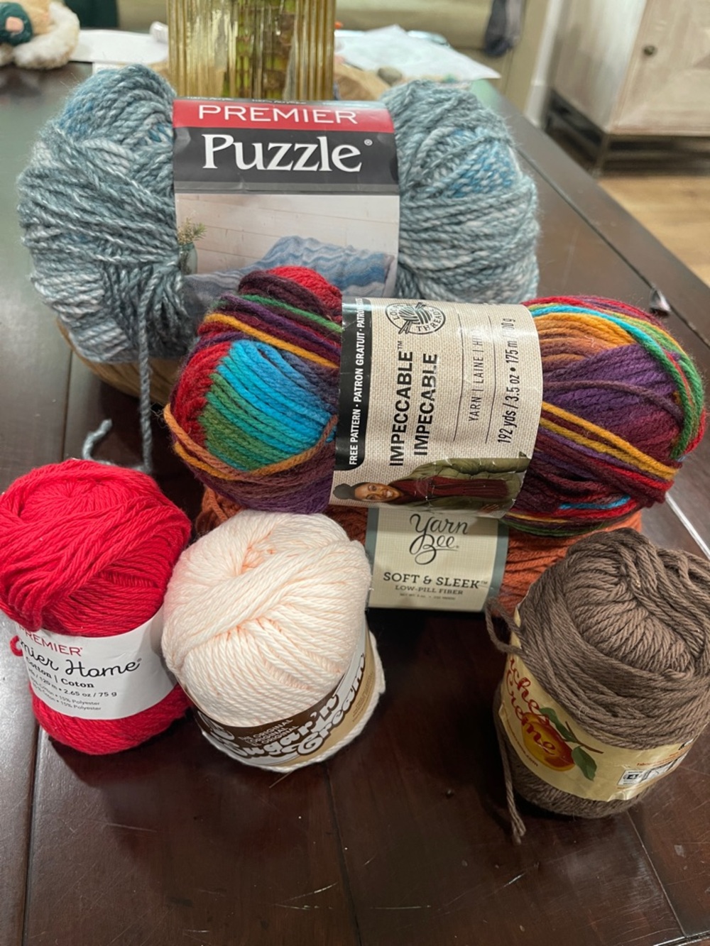 Yarn peaches & cream and more bundle